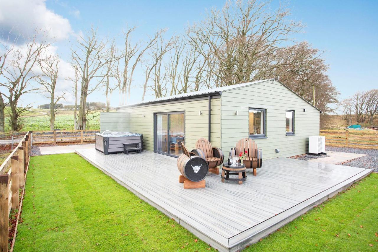 Shiphorns Luxury Cabin With A Hot Tub Eddleston Exteriér fotografie